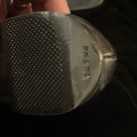 Prada unisex black patten leather loafers - Picture 5 of 9